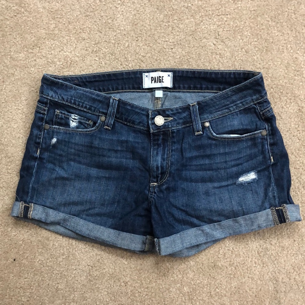 VGC Paige Jimmy Jimmy Shorts roll up cut-off sz 25